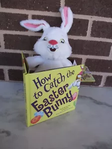 Libro Kohl's Cares White Rabbit 10" + 5"x 7" "Cómo atrapar al conejo de Pascua" - Imagen 1 de 6