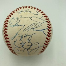 Cal Ripken Jr. 1996 Baltimore Orioles Team Signed American League Baseball