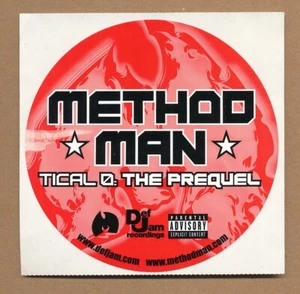 Method Man - Tical 0: The Prequel RARE promotional sticker '00 - Picture 1 of 1