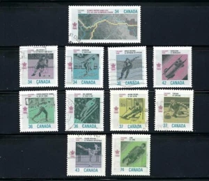 Canada - 1988 Winter Olympic Games  -- Complete Set of 11 - Bild 1 von 1