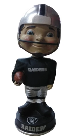 Oakland Raiders Vintage Classic Football Bobblehead NFL Las Vegas Cover