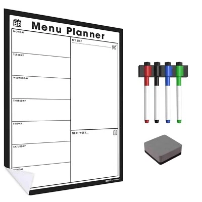 WallTAC Re-Adhesive Wall Planner & Dry Wipe Menu Organiser - Image 1 of 4