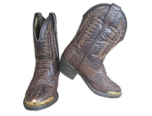 Unisex Kids Boots Smoky Mountain #style 1073T Gator Size 7.5 - Picture 1 of 13