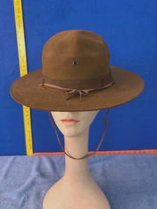 Boy Scouts of America Vintage Official Scout Master Hat INSIDE STRAP IS DAMAGED - Picture 1 of 14