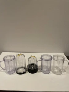 Magic Bullet Replacement Blender Cups + Blade + 1 Lip Ring - Picture 1 of 16