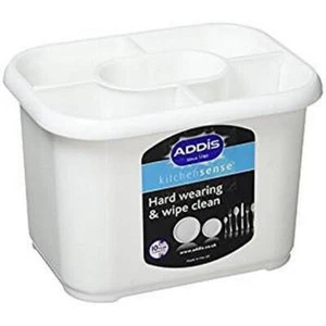 ADDIS KITCHEN SINK CUTLERY DRAINER WHITE - Picture 1 of 1