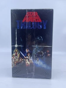 Vintage CBS Fox 1990 VHS Star Wars Trilogy Box Set SEALED NEW - Picture 1 of 5