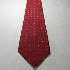 Lauren Ralph Lauren men's red w/pattern 100% imported silk tie 56 3/4" X 3 3/4"