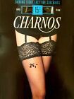 Charnos Shining Light Lace Top Stockings Size Large 40/42