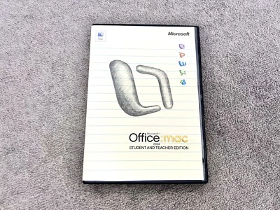 Microsoft Office for Mac 2004 Teacher & Student Edition Boxed Great Condition - Image 1 of 2