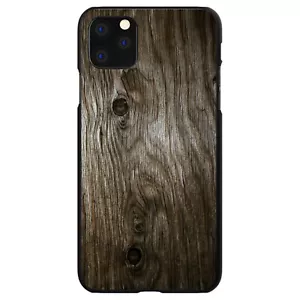 Hard Case Cover for iPhone / Samsung Galaxy Brown Weathered Wood Grain - Picture 1 of 38