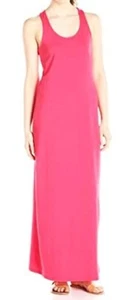 Maxi Vestido Lark & Ro Para Mujer Sin Mangas Racerback Largo, Vivid Poppy, L - Imagen 1 de 2