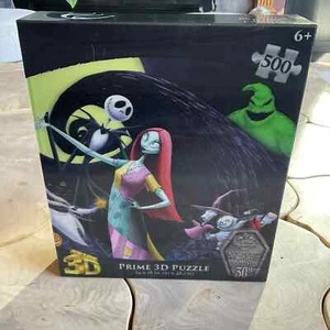 The Nightmare Before Christmas Puzzle 500 Piece 3 D - NEW - Picture 1 of 2