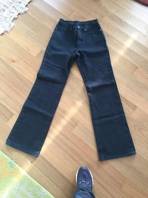 Christopher Blue Womans Black Denim Size 4 Wide Leg Great Condition MSRP $128 - Image 1 of 4