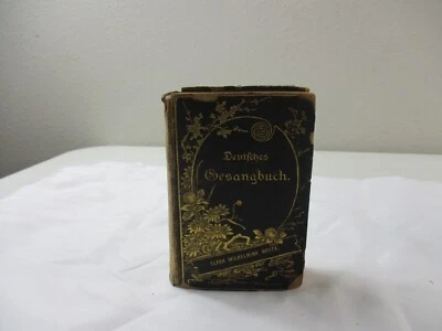 1898 German Lutheran prayer book Bible Evangelical Church - Image 1 of 4