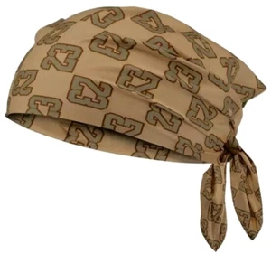 Nike Jordan Bandana Adult DRI-FIT Printed Flight Hemp/Khaki/White - Picture 1 of 5
