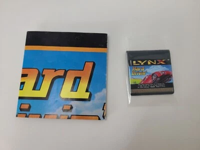Hard Drivin Atari Lynx w/ Manual TESTED WORKS - Image 1 of 4