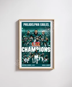 NFL Super Bowl Champs Philadelphia Eagles 11x17 - Bild 1 von 2
