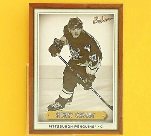 SIDNEY CROSBY  2006-07 BEEHIVE WOOD   #19  Pittsburgh Penguins