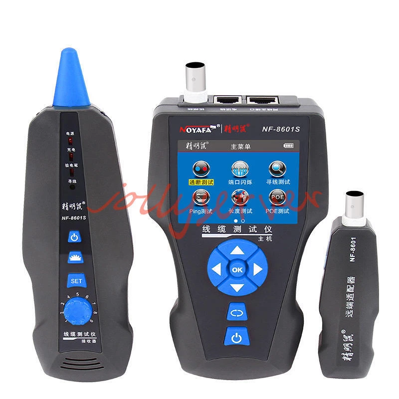 Noyafa NF-8601S LCD Metal Wire Tracker TDR Network Cable Tester NEW - Bild 1 von 1