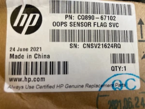 NEU ORIGINAL HP CQ890-67102 OOPS SENSOR FLAGGE KIT DESIGNJET VERSCHIEDENE (INKL. MwSt.) - Bild 1 von 2