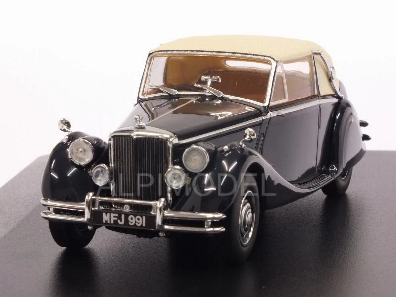 Jaguar MkV closed Dark Blue 1:43 OXFORD 43JAG5003 - Immagine 1 di 1