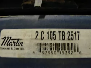 Polea de gavilla cónica dividida Martin Sprocket Gear 2C105TB2517 NUEVO DE LOTE ANTIGUO - Imagen 1 de 3