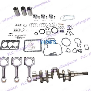 For Kubota D722 Engine Overhaul Rebuild Kit + Connecting Rod + Crankshaft fits - Picture 1 of 1