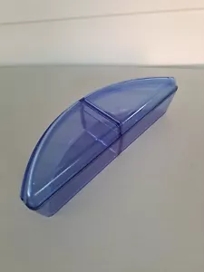 Tupperware vassoio diviso acrilico blu trasparente con coperchio per insalatiera #2105 - Foto 1 di 5