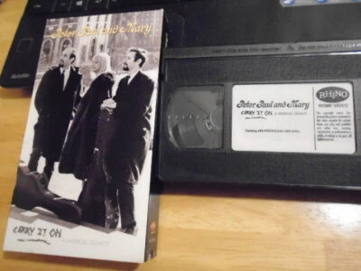 RARE OOP Peter Paul & Mary VHS music video Carry It On FOLK Puff Magic Dragon ! - Image 1 of 2