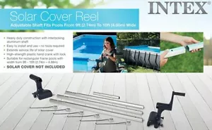 Carrete de cubierta solar Intex para piscina sobre el suelo - Imagen 1 de 4