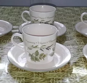 CORELLE THYMELESS HERBS CUP AND SAUCER SET - Picture 1 of 2