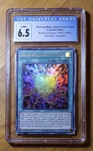 Yu-Gi-Oh! - Rank-Up - Magic Argent Chaos Force BROL-EN091 - 1st Edition CGC 6.5 - Picture 1 of 2