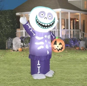 Disney The Nightmare Before Christmas Barrel 5’ Airblown Inflatable - Picture 1 of 1