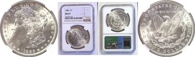1886 $1 Morgan Dollar - NGC MS-67 - Image 1 of 3