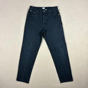 Pantalones de mezclilla vintage para hombre Calvin Klein de ajuste fácil 34x34 negros lavados vintage años 90 Y2K - Imagen 1 de 16