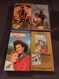 3 Videorecorder-Kassetten: Oklahoma!, Endlich zu Hause, Sarah, plus Kassetten-Soundtrack von Oklahoma - Bild 1 von 3