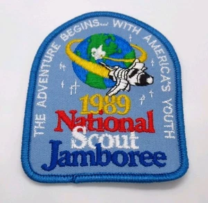1989 National Scout Jamboree Patch Space Shuttle Vintage bestickt zum Aufnähen - Bild 1 von 6