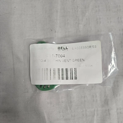 Bell Replacement Moto 4 SL Chin Vent Green *NEW OLD STOCK* Foto 1 de 2