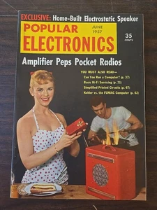 vintage popular electronics magazine / 1957 June - Picture 1 of 3