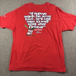 Camiseta vintage No Fear Mark McGuire Home Run para hombre XL - Imagen 1 de 7