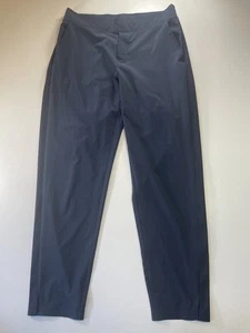 Athleta Damen Brooklyn Ankle Hose Gr. 6 blau Taschen spitz zulaufend gerippt leicht - Bild 1 von 12