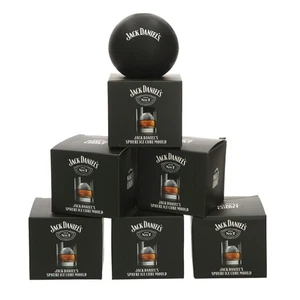6 x Jack Daniels Sphere Ice Cube Moulds bar pub mancave collectables - Foto 1 di 7