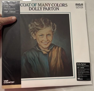 Dolly Parton - Coat of Many Colors - Rainbow Splatter Vinyl LP - VMP - Image 1 of 2
