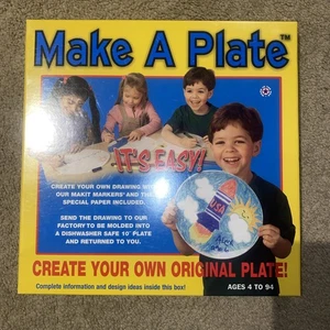 NEU Machen Sie einen Teller Zum Selbermachen Erstellen Sie Ihren eigenen Teller Draw It Mail It & Use It Craft - Bild 1 von 3