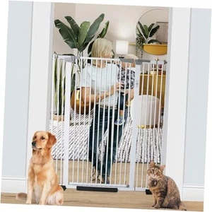 51.18 inch Extra Tall Cat Pet Gate for Doorway, 30.31"-44.07" Auto Close Pet - Picture 1 of 7
