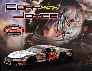 SIGNED 2011 CORY JOYCE "IMPACT RACING" #33 NASCAR WHELEN LATE MODEL POSTCARD - Picture 1 of 1