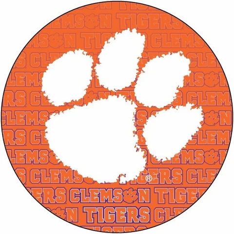CLEMSON 4" REPEAT DESIGN MANGET-CLEMSON TIGERS CAR MAGNET-NEW FOR 2016! Cover