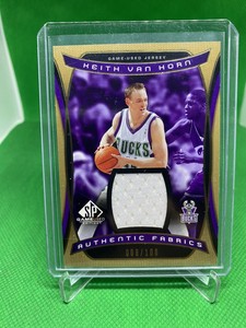 2004-05 SP Game Used Authentic Fabrics Gold /100 Keith Van Horn #AF-KV