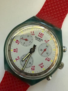 Swatch JFK Chrono SCN 103 w/original Strap 1992 - Picture 1 of 8